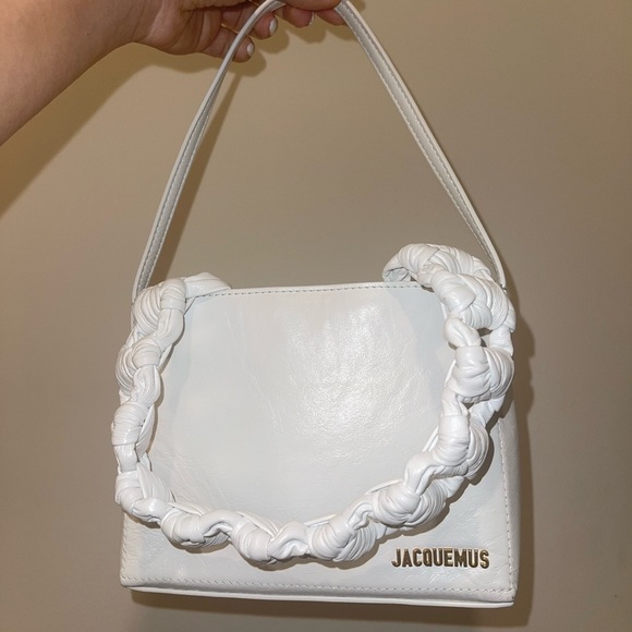 ❌SOLD❌ Jacquemus White 'Le Sac Noeud' Tote- BRAND NEW - Picture 6 of 9